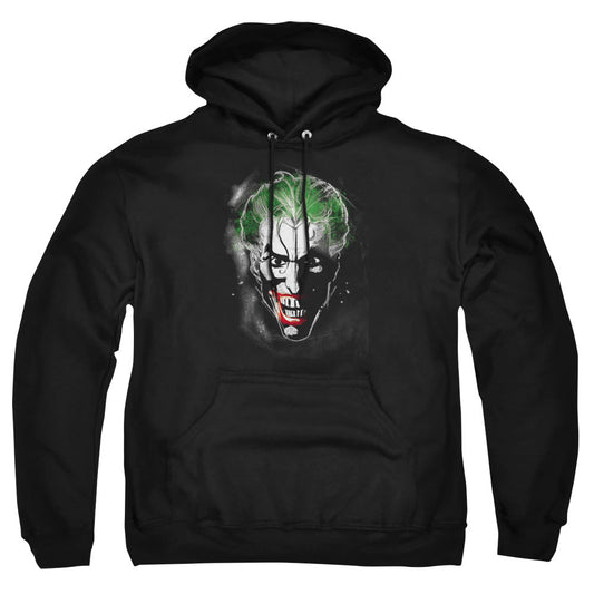 Batman Face Of Madness Mens Hoodie Black Officially Licensed