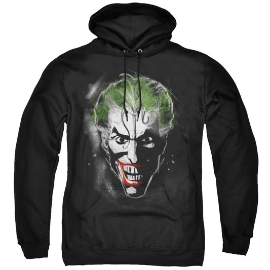 Batman Face Of Madness Mens Hoodie Black Officially Licensed