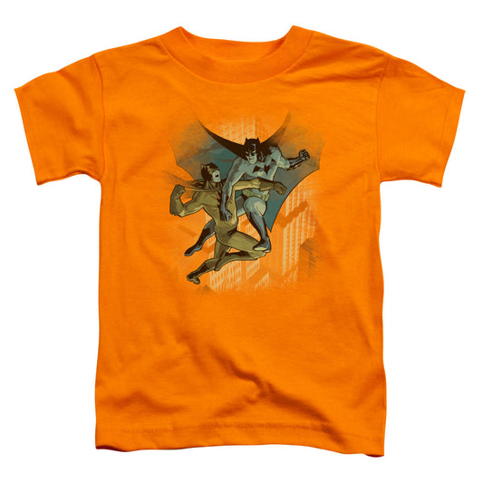 Batman Batman Vs Catman Toddler Kids Youth T Shirt Orange Officially Licensed
