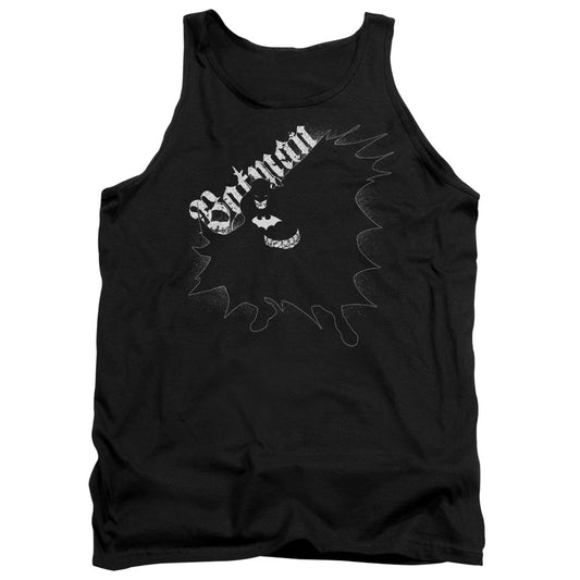 Batman Darkness Mens Tank Top Shirt Black Officially Licensed