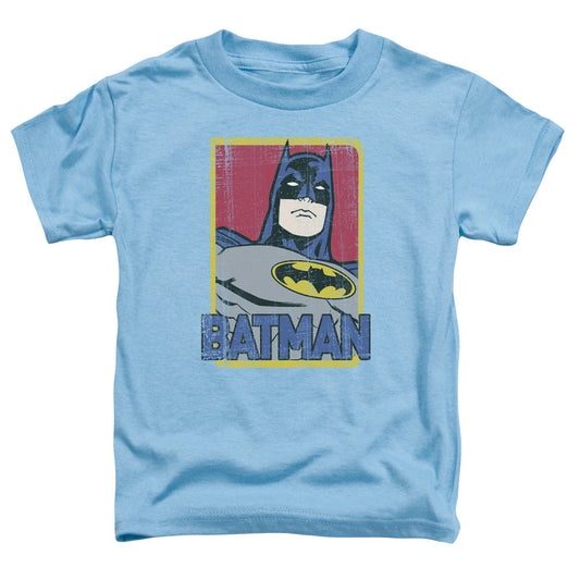 Batman Primary Toddler Kids Youth T Shirt Carolina Blue Officially Licensed