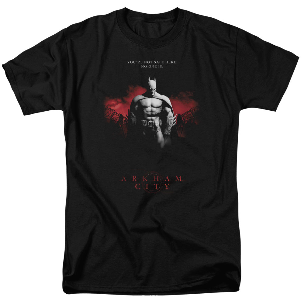 Arkham City Standing Strong Mens T Shirt Black Officially Licensed
