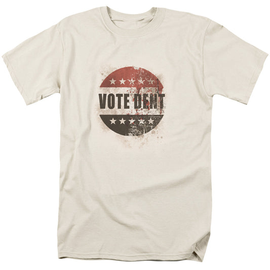 Batman Arkham City Vote Dent Mens T Shirt Cream Officially Licensed