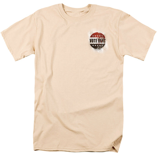 Arkham City Vote Dent Mens T Shirt Cream Officially Licensed