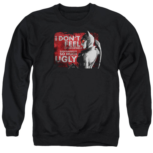 Arkham City So Much Ugly Mens Crewneck Sweatshirt Black