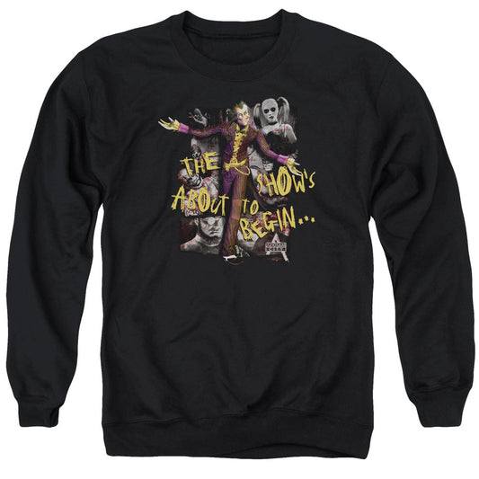 Arkham City About To Begin Mens Crewneck Sweatshirt Black