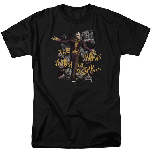 Arkham City About To Begin Mens T Shirt Black Officially Licensed
