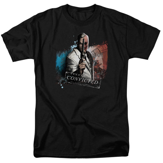 Arkham City Two Face Mens T Shirt Black Officially Licensed
