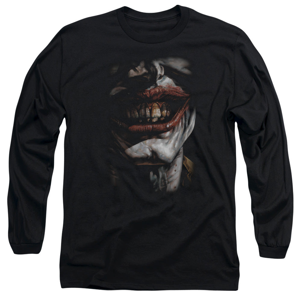 Batman Ile Of Evil Mens Long Sleeve Shirt Black Officially Licensed