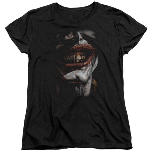 Batman Ile Of Evil Womens T Shirt Black Officially Licensed