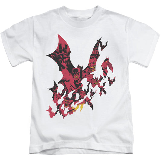 Batman Broken City Juvenile Kids Youth T Shirt White Officially Licensed