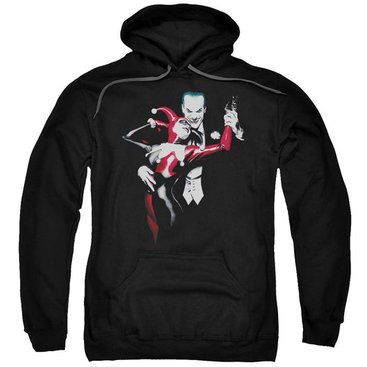 Batman Harley And Joker Mens Hoodie Black Officially Licensed