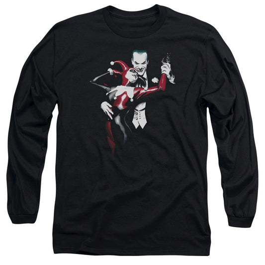 Batman Harley And Joker Mens Long Sleeve Shirt Black Officially Licensed