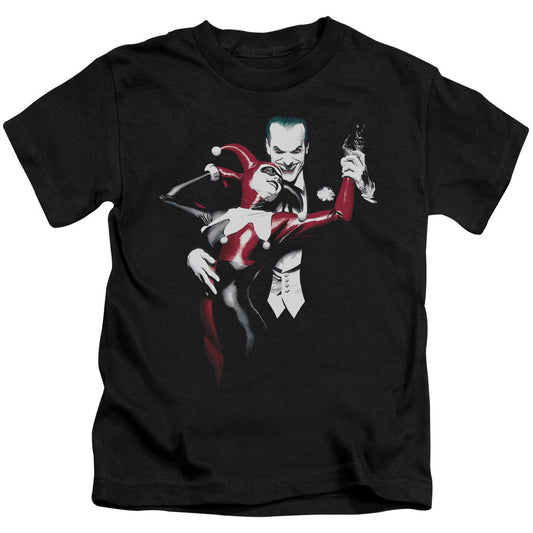 Batman Harley And Joker Juvenile Kids Youth T Shirt Black Officially Licensed