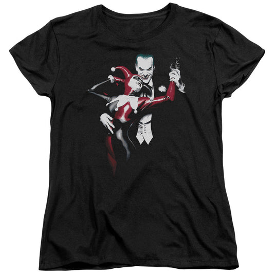 Batman Harley And Joker Womens T Shirt Black Officially Licensed