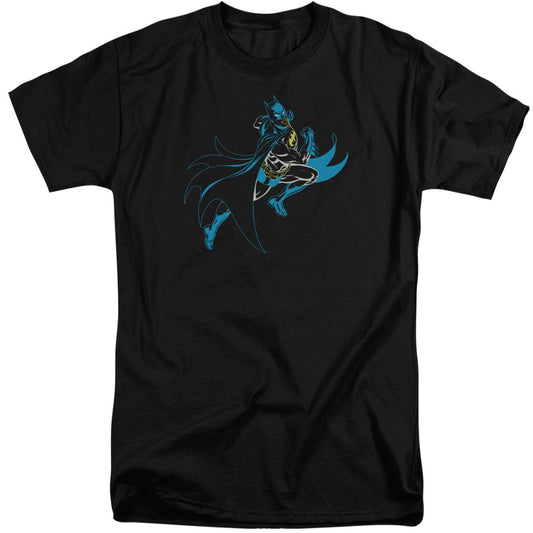 Batman Neon Batman Mens Tall T Shirt Black Officially Licensed