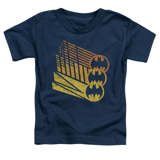 Batman Bat Signal Shapes Toddler Kids Youth T Shirt Navy Blue Officially Licensed
