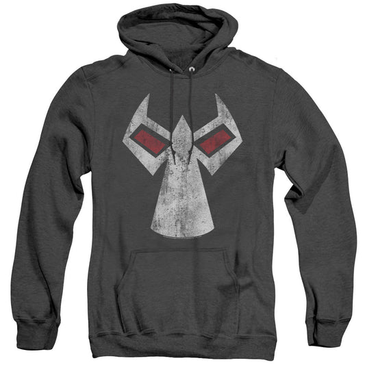 Batman Bane Mask Heather Mens Hoodie Black Officially Licensed