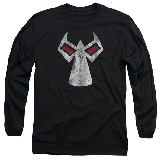 Batman Bane Mask Mens Long Sleeve Shirt Black Officially Licensed