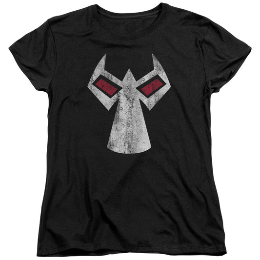 Batman Bane Mask Womens T Shirt Black Officially Licensed