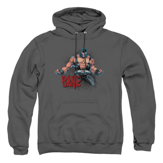 Batman Bane Flex Mens Hoodie Charcoal Officially Licensed