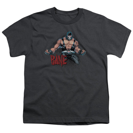 Batman Bane Flex Kids Youth T Shirt Charcoal Officially Licensed