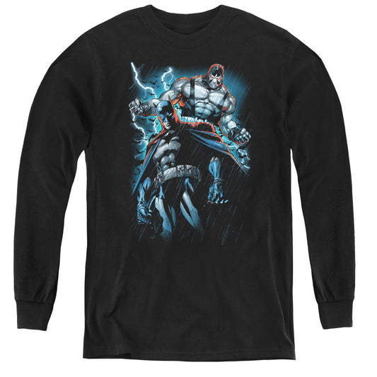 Batman Evil Rising Long Sleeve Kids Youth T Shirt Black Officially Licensed