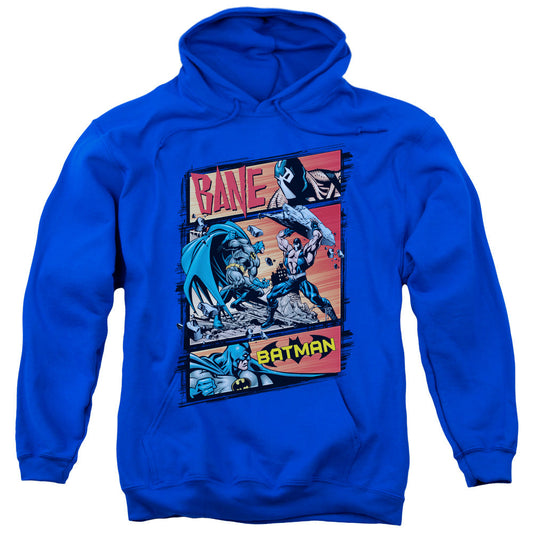 Batman Epic Batle Mens Hoodie Royal Blue Officially Licensed