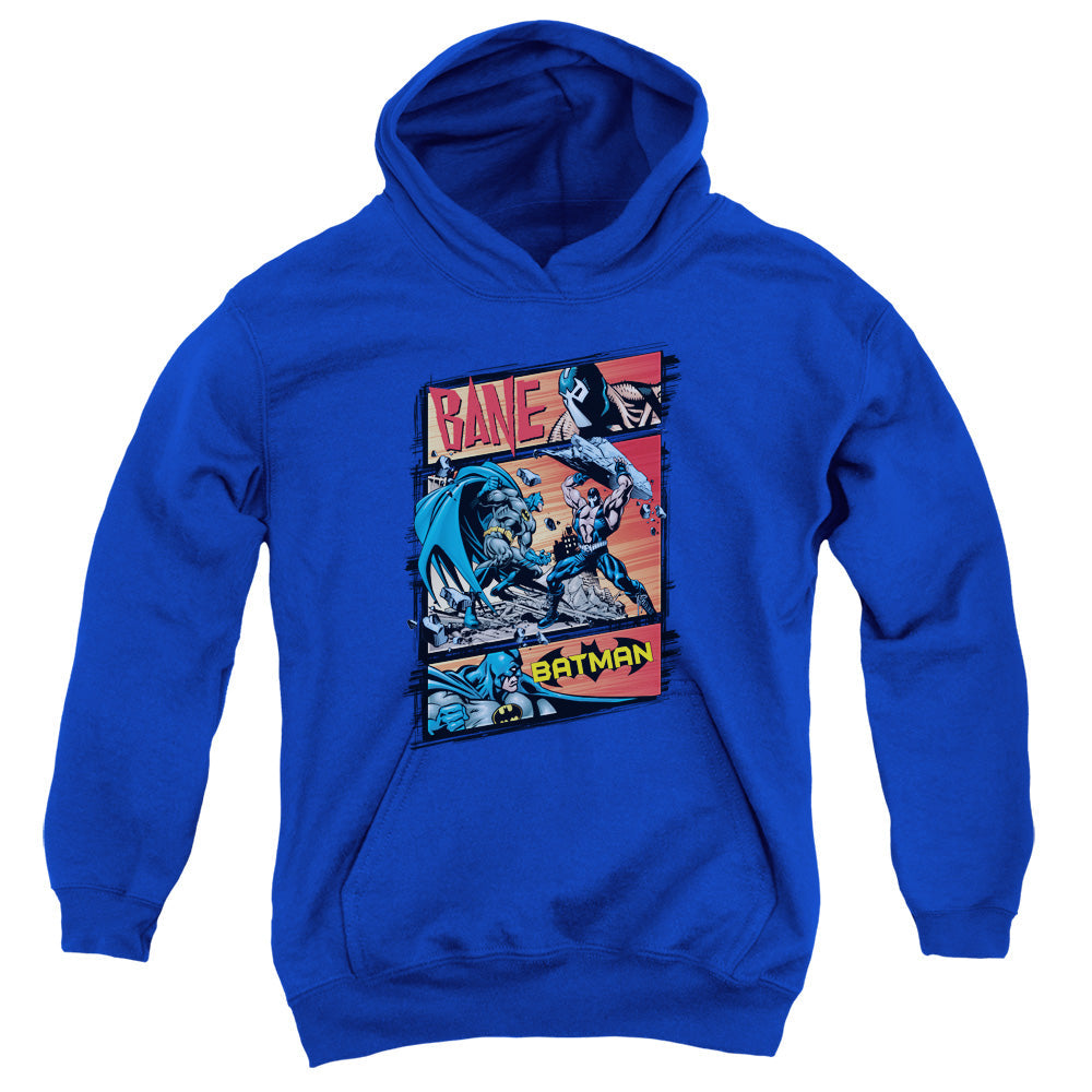 Batman Epic Batle Kids Youth Hoodie Royal Officially Licensed