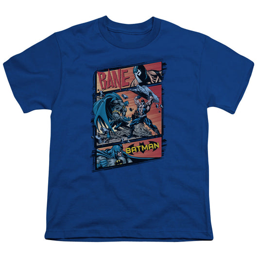 Batman Epic Batle Kids Youth T Shirt Royal Blue Officially Licensed