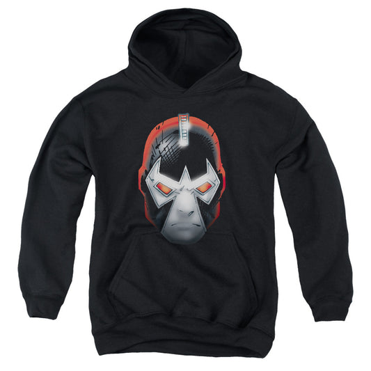 Batman Bane Head Kids Youth Hoodie Black Officially Licensed