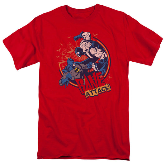 Batman Bane Attack! Mens T Shirt Red Officially Licensed