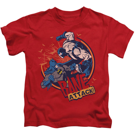 Batman Bane Atack! Juvenile Kids Youth T Shirt Red Officially Licensed