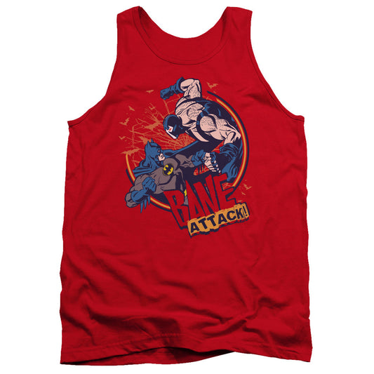 Batman Bane Atack! Mens Tank Top Shirt Red Officially Licensed