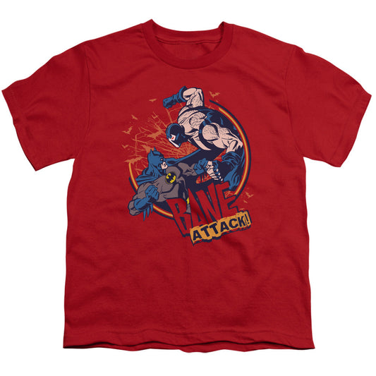 Batman Bane Atack! Kids Youth T Shirt Red Officially Licensed