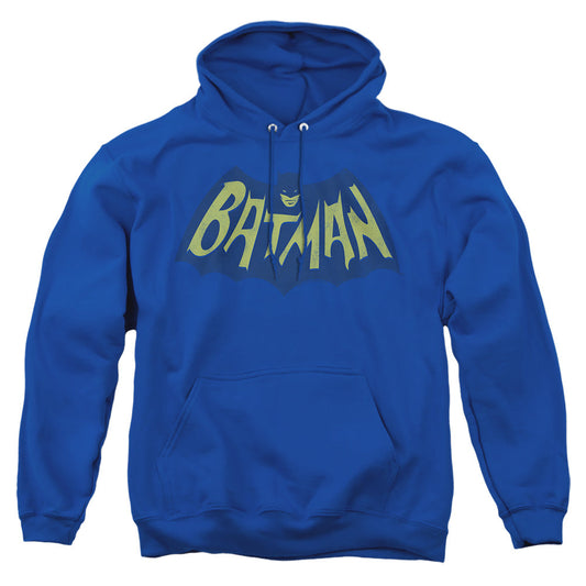 Batman Show Bat Logo Mens Hoodie Royal Officially Licensed