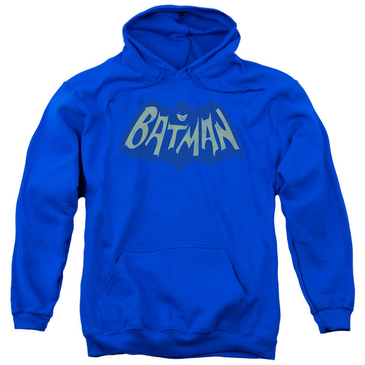Batman Show Bat Logo Mens Hoodie Royal Blue Officially Licensed
