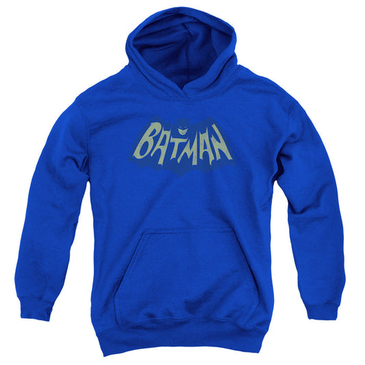 Batman Show Bat Logo Kids Youth Hoodie Royal Officially Licensed