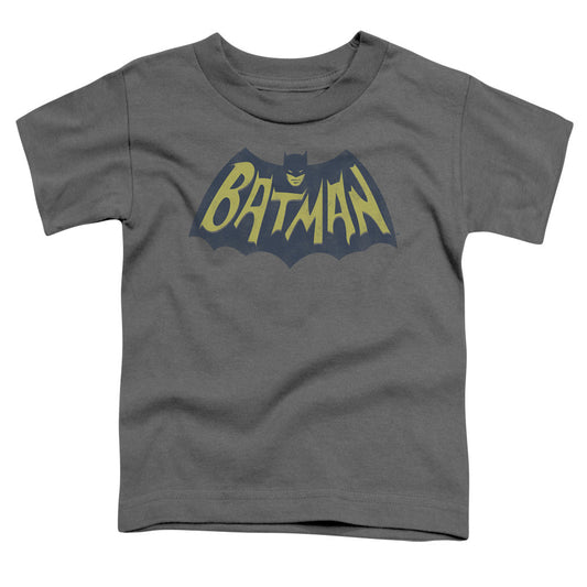 Batman Show Bat Logo Toddler Kids Youth T Shirt Charcoal Officially Licensed