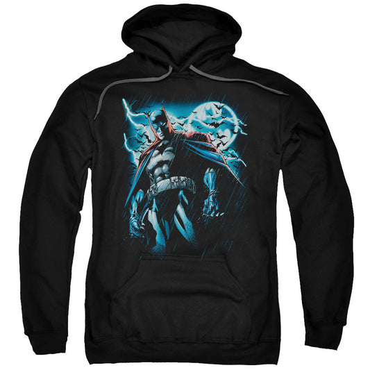 Batman Stormy Knight Mens Hoodie Black Officially Licensed