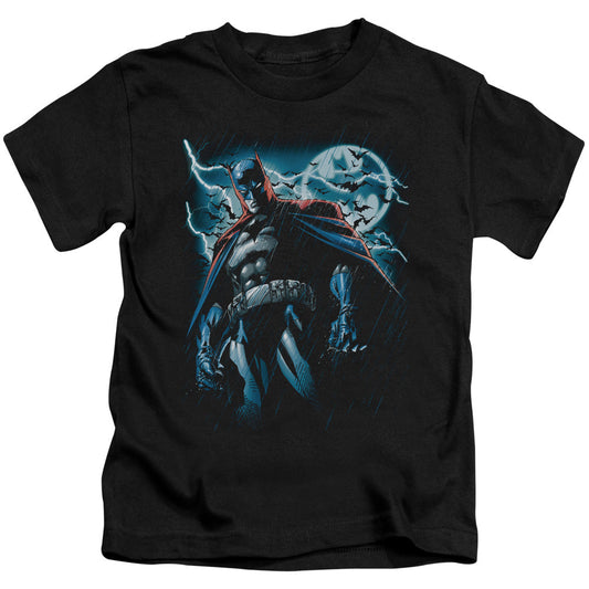 Batman Stormy Knight Juvenile Kids Youth T Shirt Black Officially Licensed