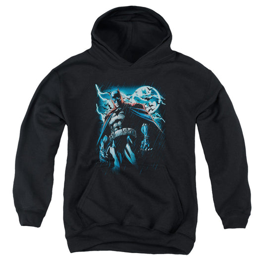 Batman Stormy Knight Kids Youth Hoodie Black Officially Licensed