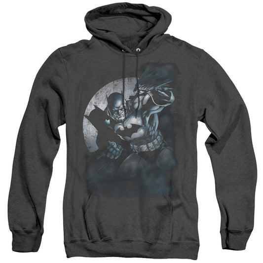 Batman Batman Spotlight Heather Mens Hoodie Black Officially Licensed