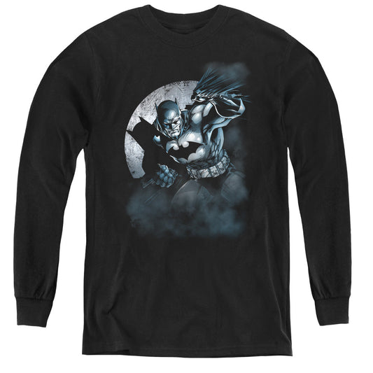 Batman Batman Spotlight Long Sleeve Kids Youth T Shirt Black Officially Licensed