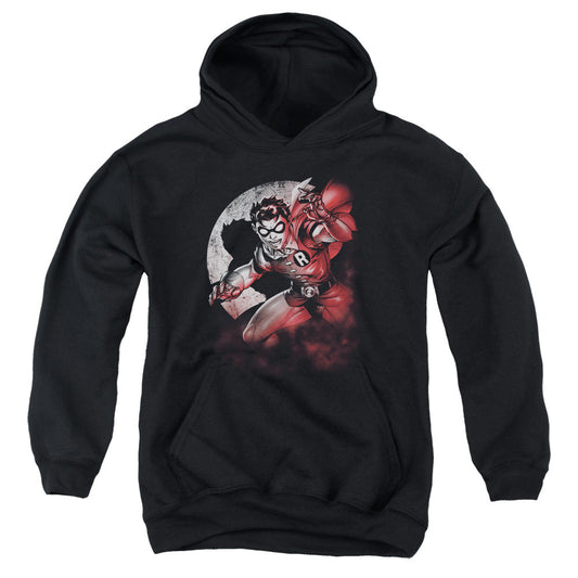 Batman Robin Spotlight Kids Youth Hoodie Black Officially Licensed