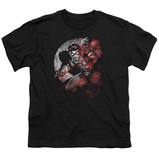 Batman Robin Spotlight Kids Youth T Shirt Black Officially Licensed