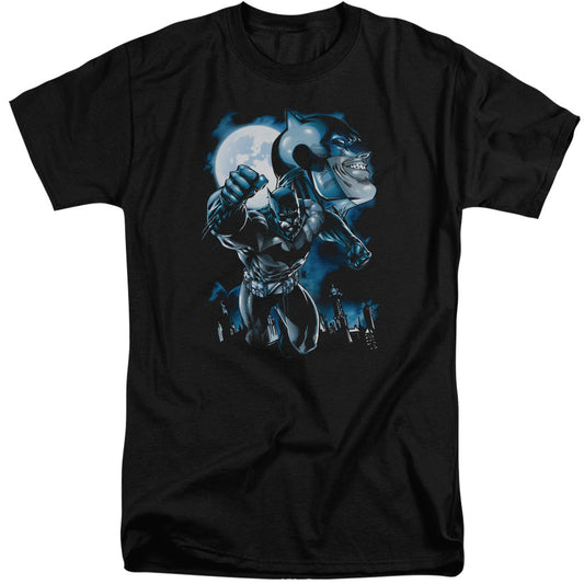 Batman Moonlight Bat Mens Tall T Shirt Black Officially Licensed