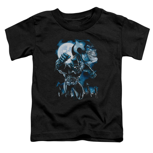 Batman Moonlight Bat Toddler Kids Youth T Shirt Black Officially Licensed