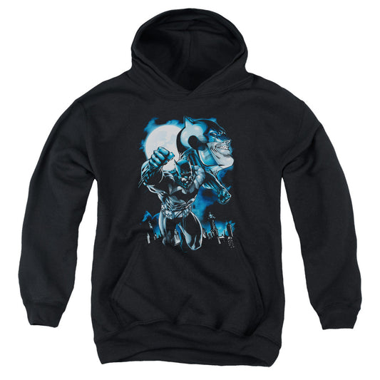 Batman Moonlight Bat Kids Youth Hoodie Black Officially Licensed