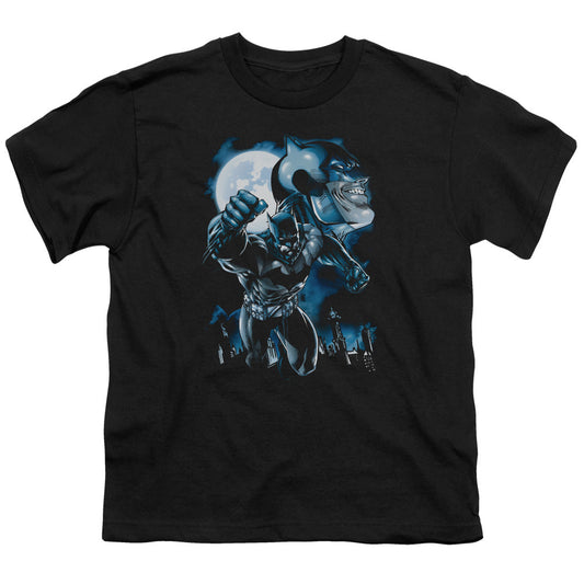 Batman Moonlight Bat Kids Youth T Shirt Black Officially Licensed